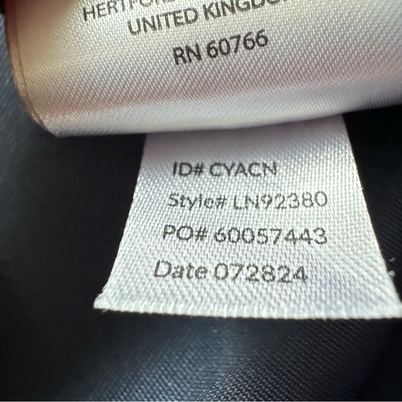 Lauren Ralph Lauren Navy Velvet 2 Pc. Pajama Set, Size Large - Picture 8 of 13